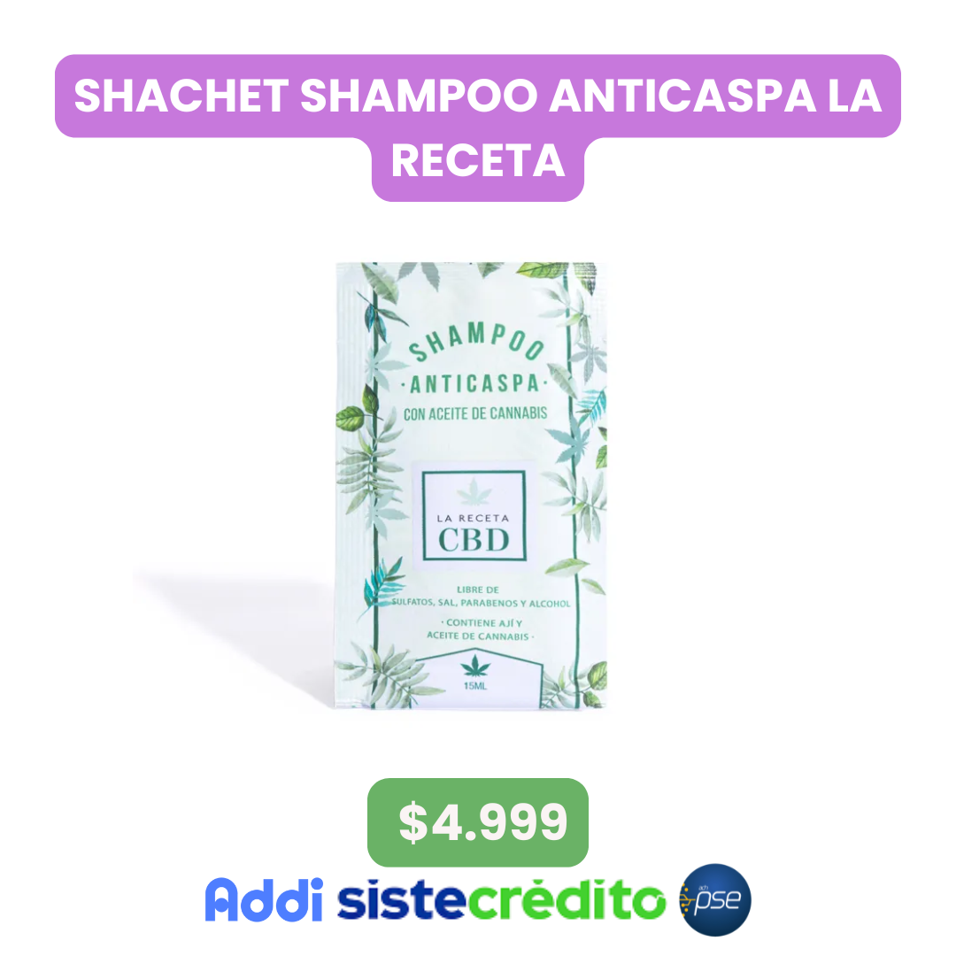 SACHET SHAMPOO ANTICASPA LA RECETA