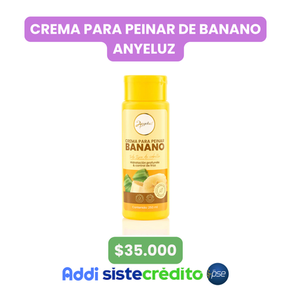 CREMA PARA PEINAR CON BANANO