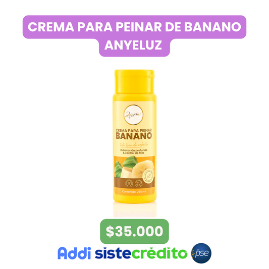 CREMA PARA PEINAR CON BANANO