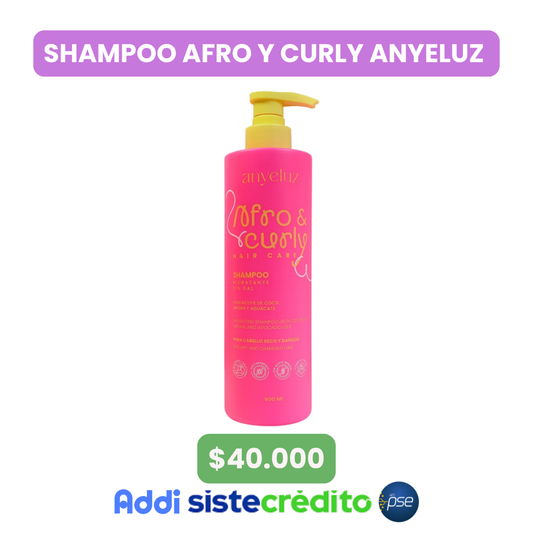 SHAMPOO AFRO Y CURLY ANYELUZ