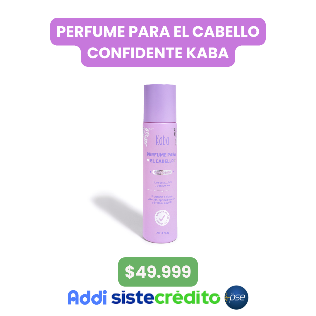 PERFUME PARA EL CABELLO CONFIDENTE KABA