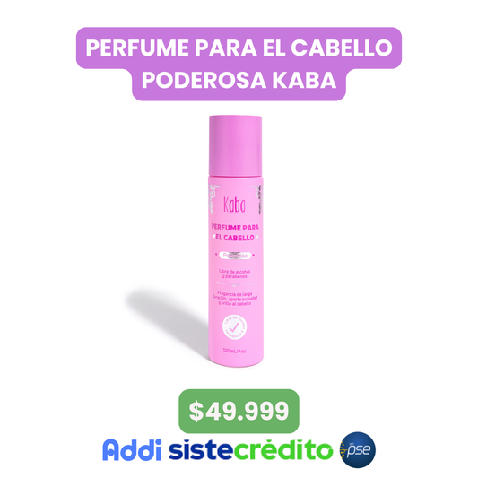 PERFUME PARA EL CABELLO PODEROSA KABA