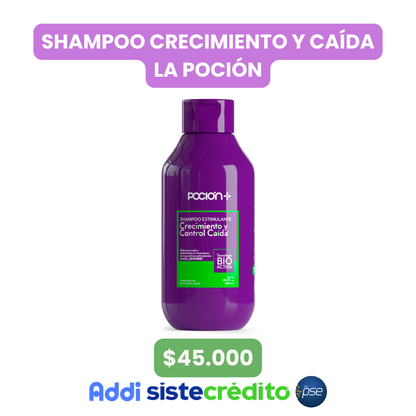 SHAMPOO CRECIMIENTO Y CONTROL CAÍDA LA POCIÓN
