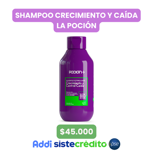 SHAMPOO CRECIMIENTO Y CONTROL CAÍDA LA POCIÓN