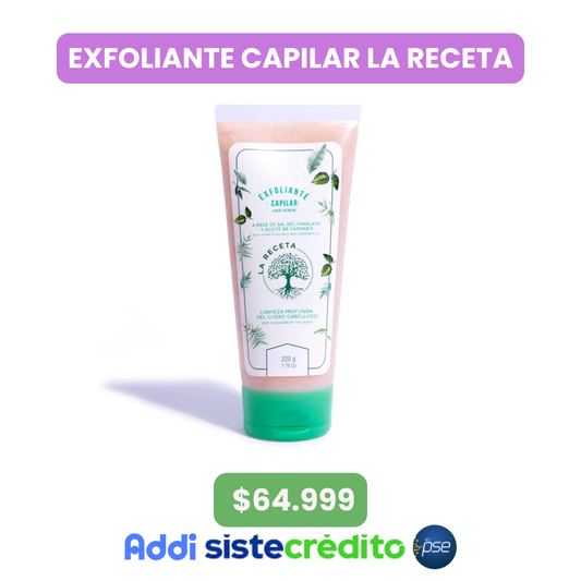 EXFOLIANTE CAPILAR LA RECETA 220 G