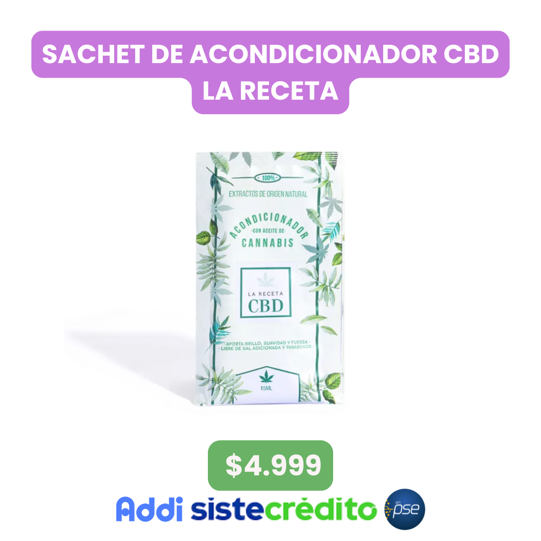 SACHET DE ACONDICIONADOR CBD LA RECETA