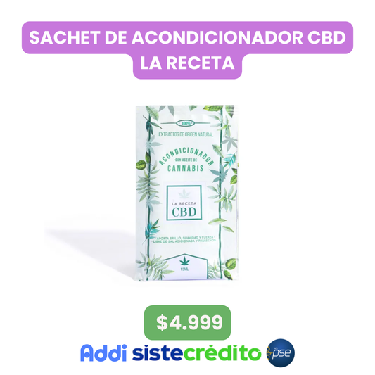 SACHET DE ACONDICIONADOR CBD LA RECETA