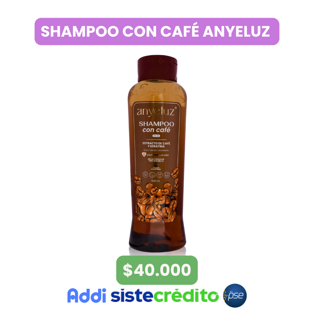 SHAMPOO CON CAFÉ ANYELUZ