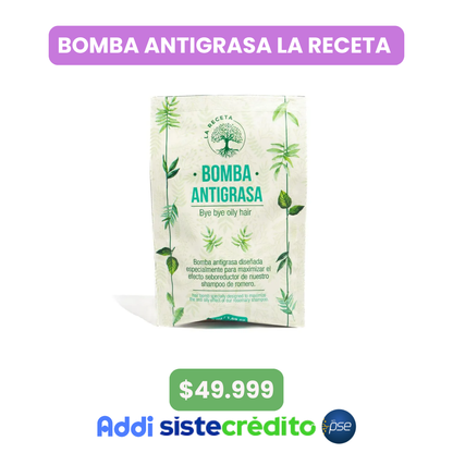 BOMBA ANTIGRASA LA RECETA