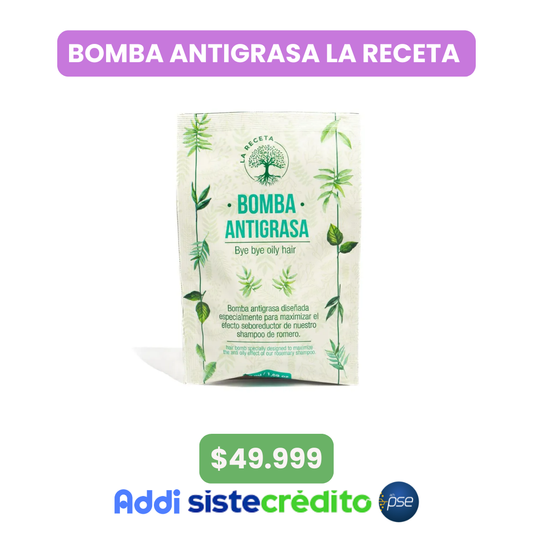 BOMBA ANTIGRASA LA RECETA