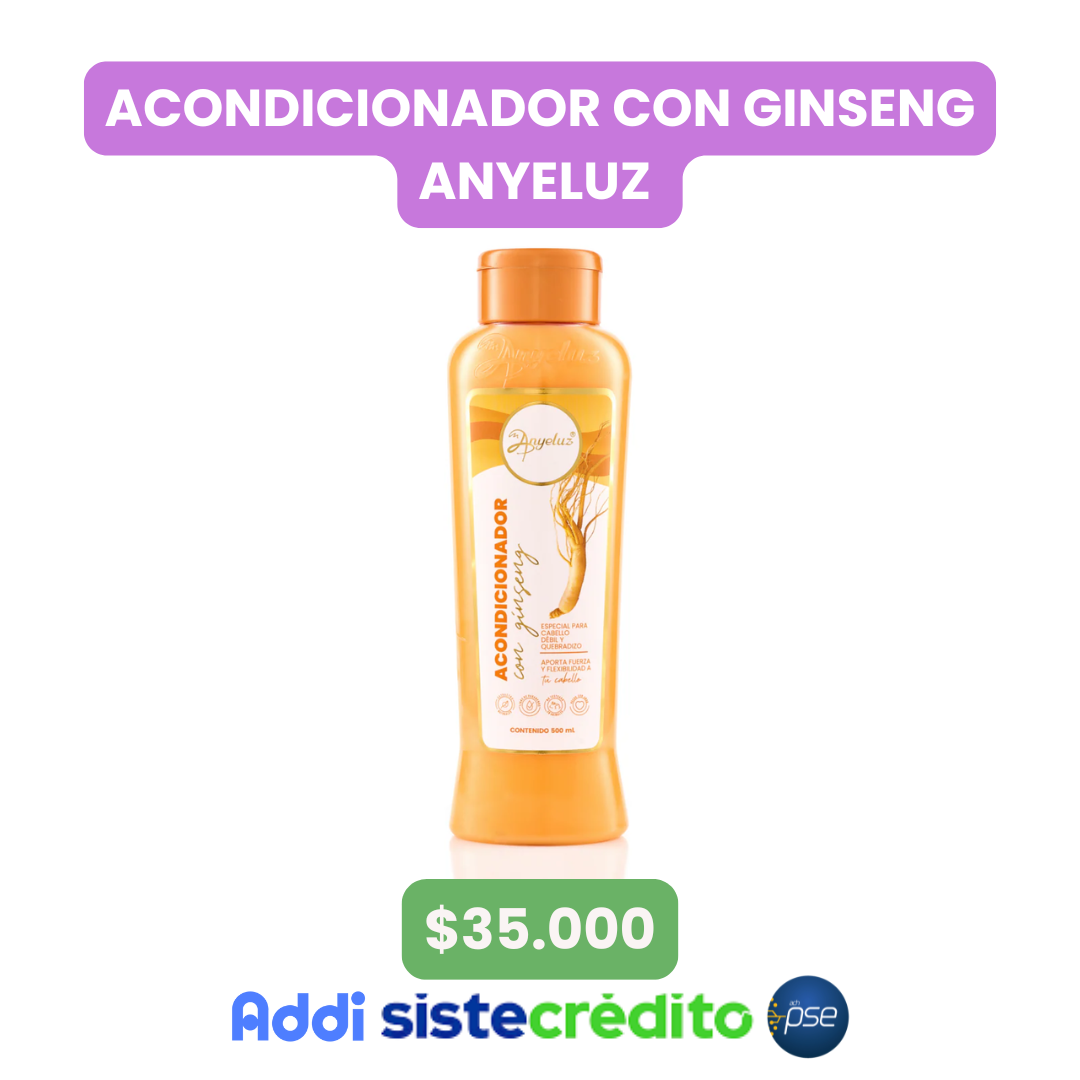 ACONDICIONADOR CON GINSENG ANYELUZ