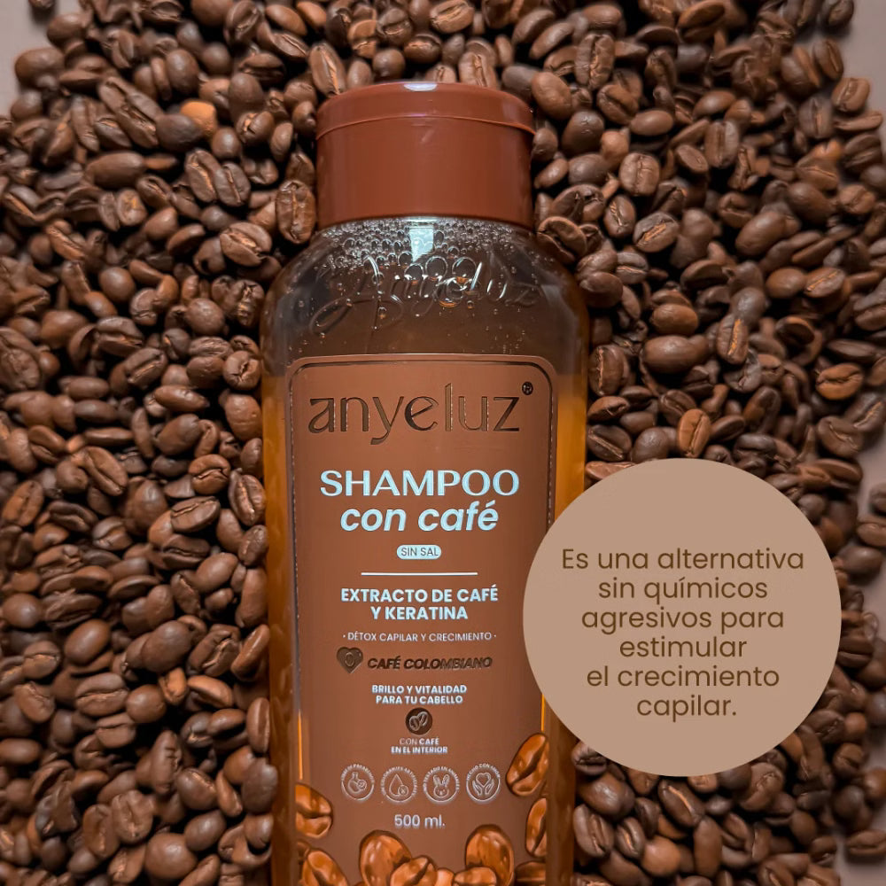 SHAMPOO CON CAFÉ ANYELUZ