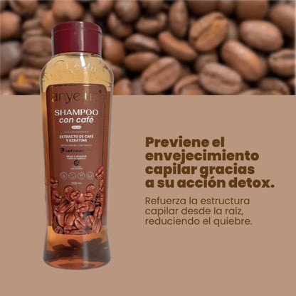 SHAMPOO CON CAFÉ ANYELUZ