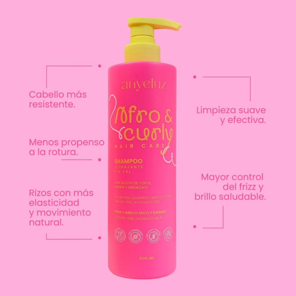 SHAMPOO AFRO Y CURLY ANYELUZ